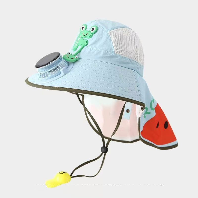 🔥HOT SALE🌬️Sun Protection Flap Hat with Built in Cooling Fan