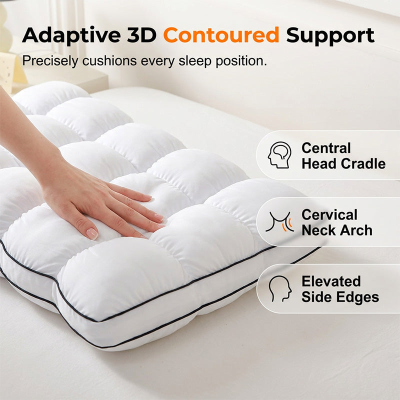 🏆 50K+ Sold ⚡Ultra-Soft High Elastic Bed Pillow