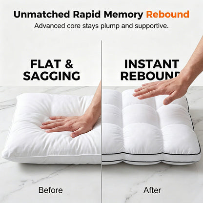 🏆 50K+ Sold ⚡Ultra-Soft High Elastic Bed Pillow