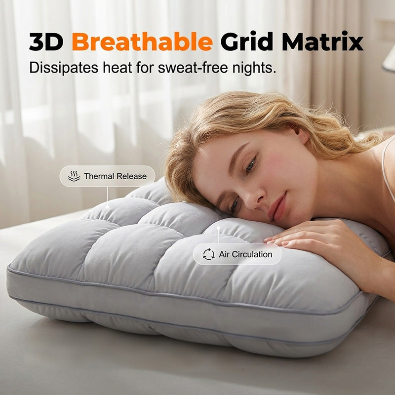🏆 50K+ Sold ⚡Ultra-Soft High Elastic Bed Pillow