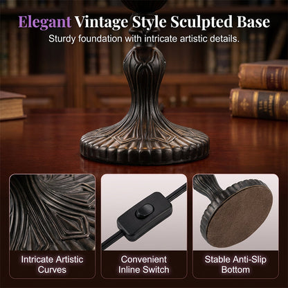 🏆LAST DAY 48% OFF🔮Enchanting Ambiance Stained Glass Witch Lamp✨