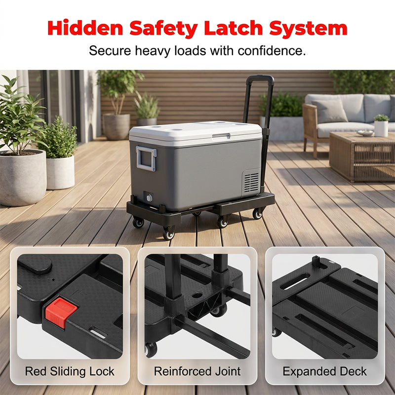 🏆LAST DAY SALE 49% OFF🔥Foldable Silent Hand Truck