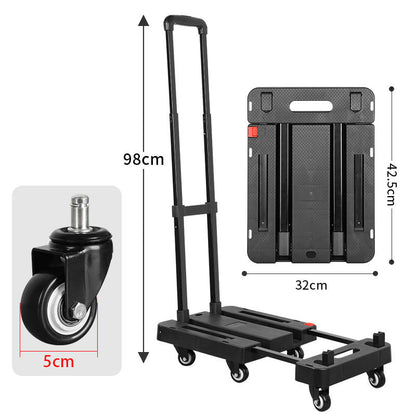 🏆LAST DAY SALE 49% OFF🔥Foldable Silent Hand Truck