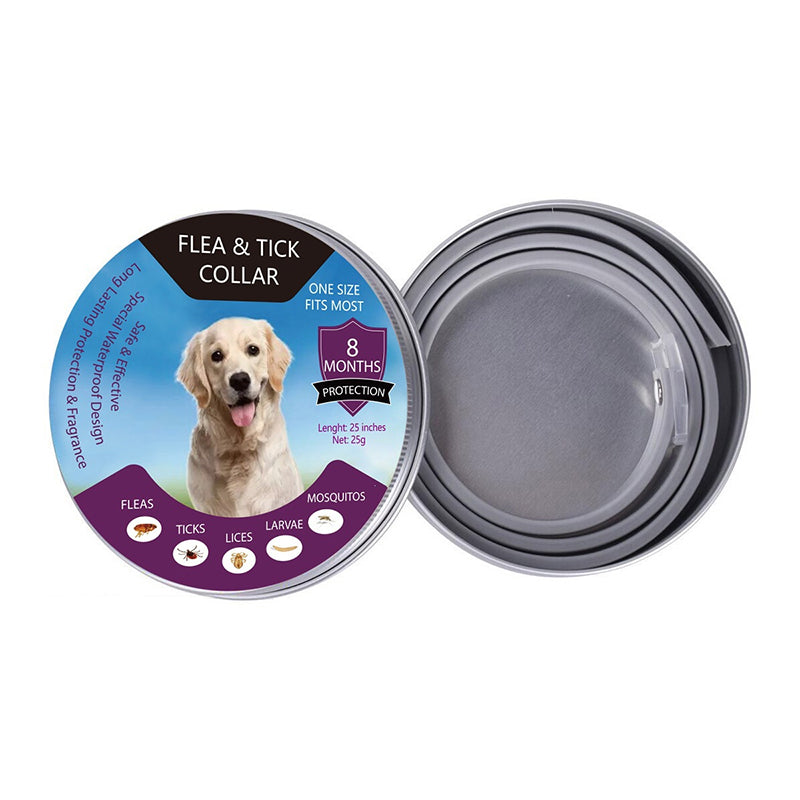 🐾 LIMITED-TIME 40% OFF! ✨ Flea & Tick Collar for Dogs & Cats – 8 Months Protection, Waterproof, Adjustable 🌿