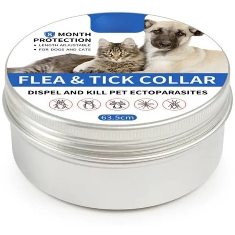 🐾 LIMITED-TIME 40% OFF! ✨ Flea & Tick Collar for Dogs & Cats – 8 Months Protection, Waterproof, Adjustable 🌿