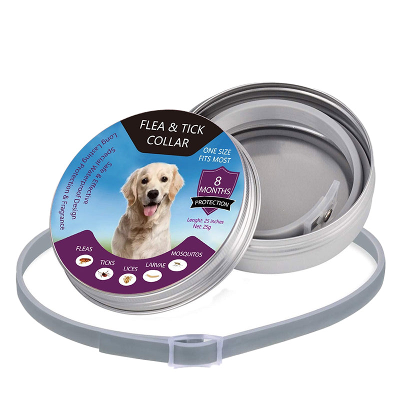 🐾 LIMITED-TIME 40% OFF! ✨ Flea & Tick Collar for Dogs & Cats – 8 Months Protection, Waterproof, Adjustable 🌿