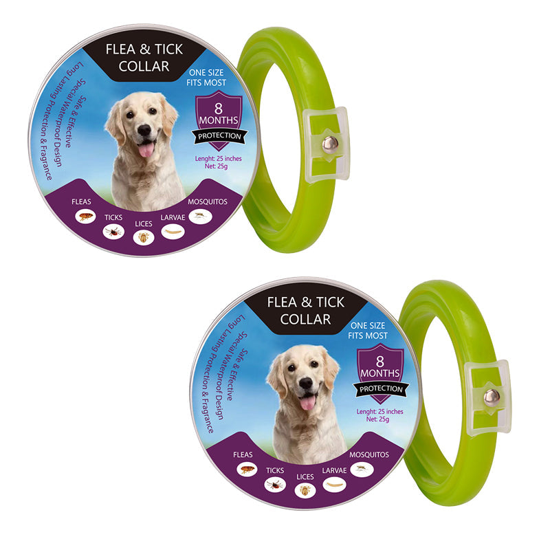 🐾 LIMITED-TIME 40% OFF! ✨ Flea & Tick Collar for Dogs & Cats – 8 Months Protection, Waterproof, Adjustable 🌿