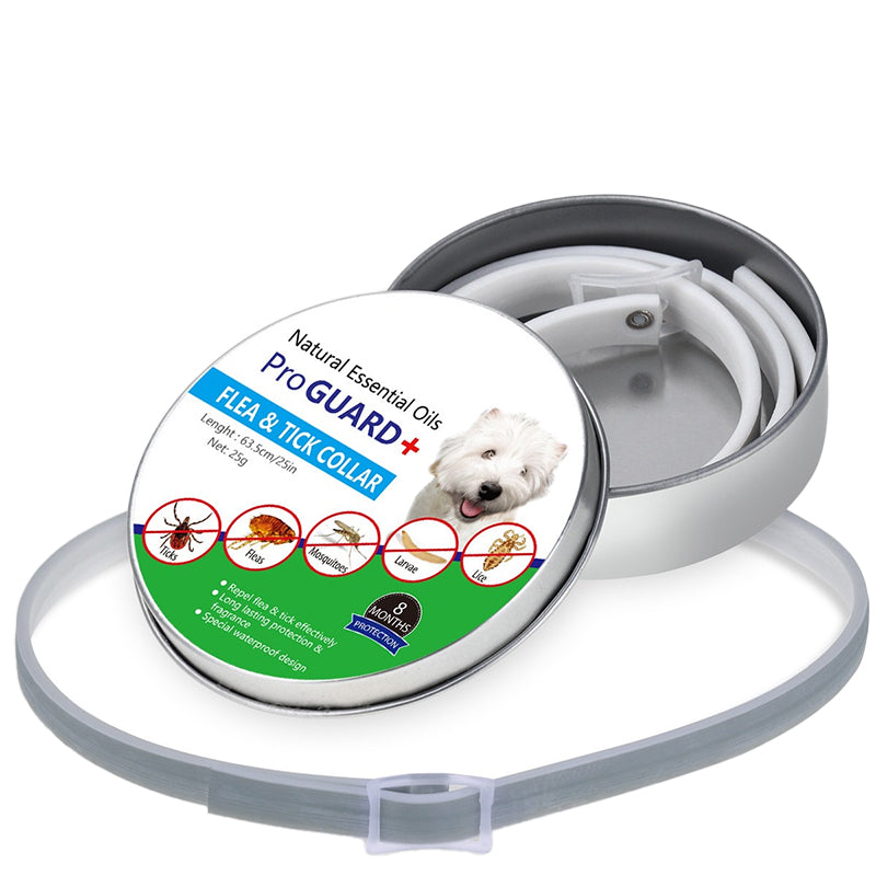 🐾 LIMITED-TIME 40% OFF! ✨ Flea & Tick Collar for Dogs & Cats – 8 Months Protection, Waterproof, Adjustable 🌿
