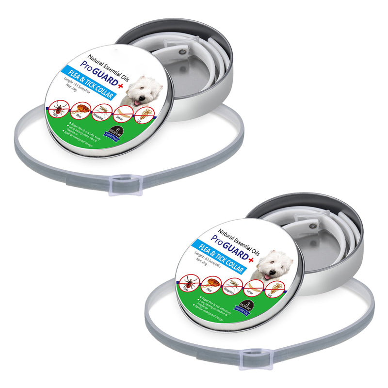 🐾 LIMITED-TIME 40% OFF! ✨ Flea & Tick Collar for Dogs & Cats – 8 Months Protection, Waterproof, Adjustable 🌿