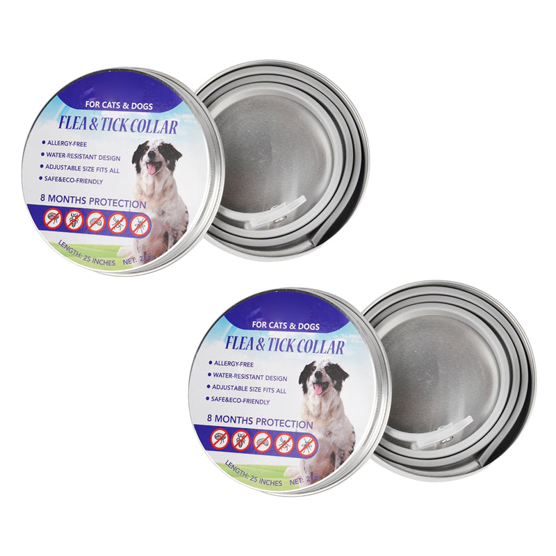 🐾 LIMITED-TIME 40% OFF! ✨ Flea & Tick Collar for Dogs & Cats – 8 Months Protection, Waterproof, Adjustable 🌿