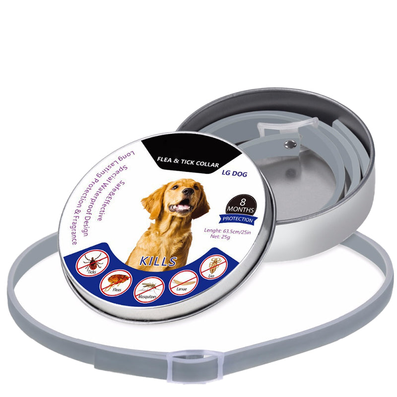 🐾 LIMITED-TIME 40% OFF! ✨ Flea & Tick Collar for Dogs & Cats – 8 Months Protection, Waterproof, Adjustable 🌿