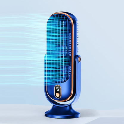 🥳2026 HOT SALE🥳💞50K+ SOLD!💨🌙 49% OFF! Portable Table Fan – 5 speeds, ultra‑quiet, gentle breeze. Perfect for bedroom or office. Stay cool without noise! 😴✨
