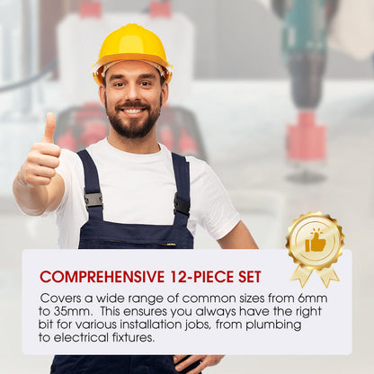 📢📢49% OFF !! ⏰Professional Dry Drilling Hole Saw Kit (6-35mm)