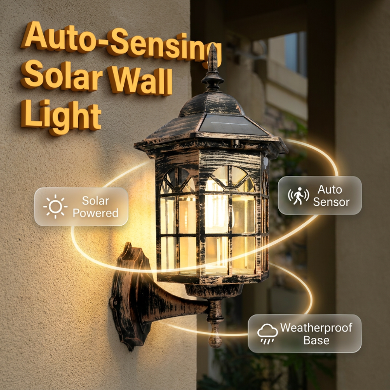 🏆LAST DAY 49% OFF💡Motion Sensor Solar Wall Light