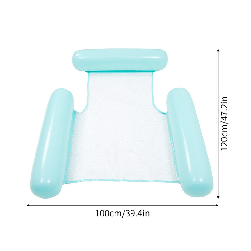 🏆LAST DAT 49% OFF🌊Colorful Striped Inflatable Pool Float with Inflator