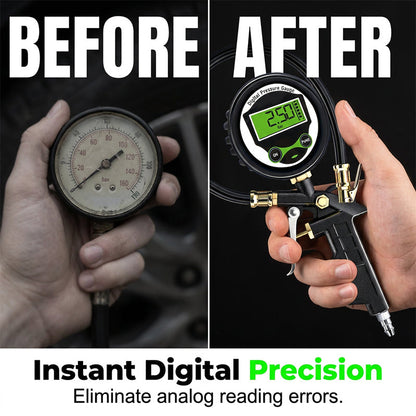 🏆HOT SALE 49% OFF🚗Digital Tire Inflator with Pressure Gauge LED Backlit Air Chuck