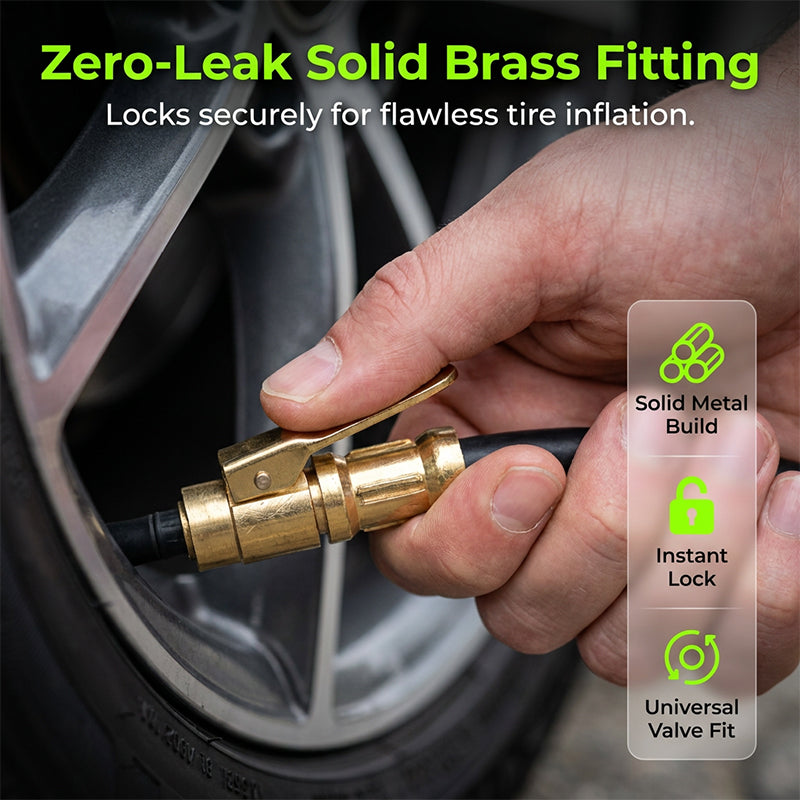 🏆HOT SALE 49% OFF🚗Digital Tire Inflator with Pressure Gauge LED Backlit Air Chuck