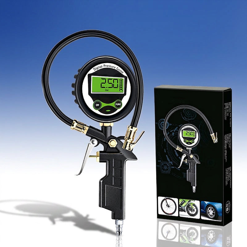 🏆HOT SALE 49% OFF🚗Digital Tire Inflator with Pressure Gauge LED Backlit Air Chuck