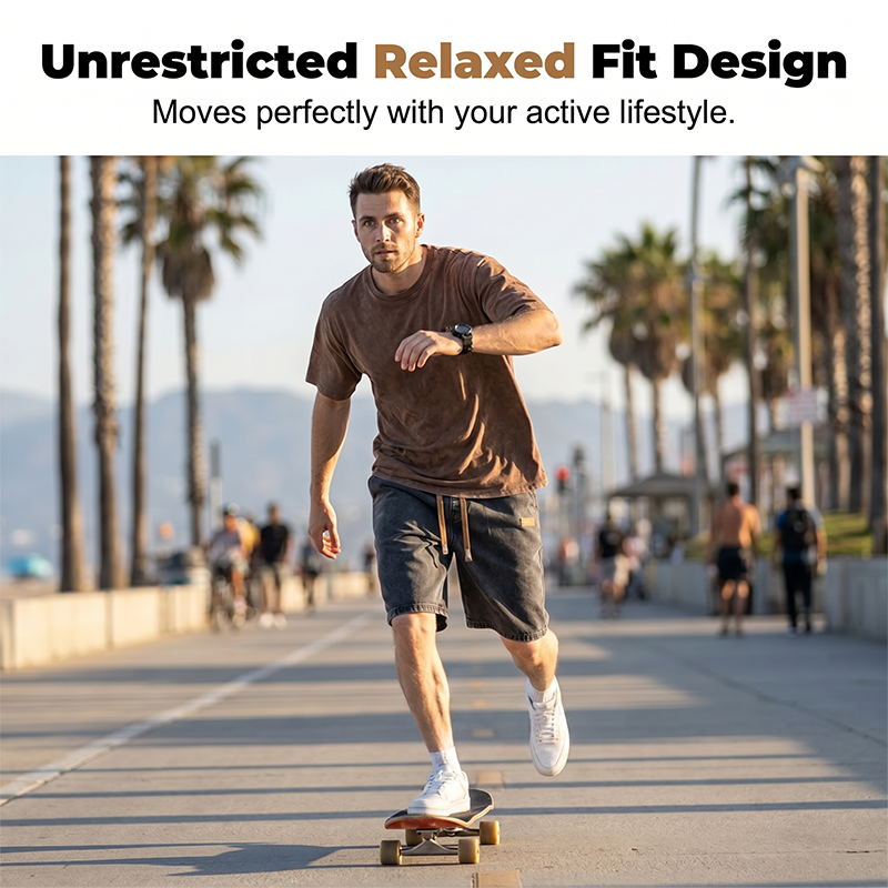 🩳 LIMITED-TIME 49% OFF! ✨ Men's Summer Lightweight Denim Shorts – Relaxed Fit, Elastic Waist, Deep Pockets 🌊