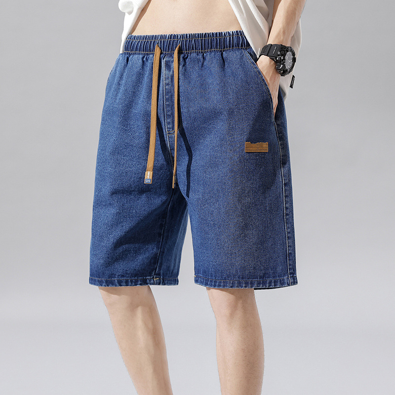 🩳 LIMITED-TIME 49% OFF! ✨ Men's Summer Lightweight Denim Shorts – Relaxed Fit, Elastic Waist, Deep Pockets 🌊