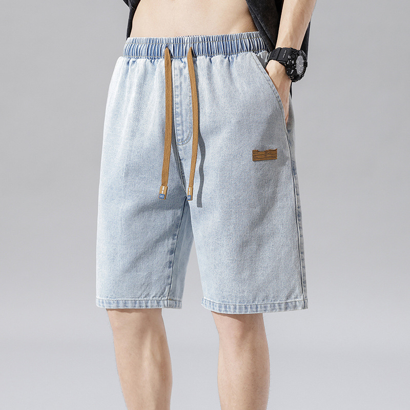 🩳 LIMITED-TIME 49% OFF! ✨ Men's Summer Lightweight Denim Shorts – Relaxed Fit, Elastic Waist, Deep Pockets 🌊
