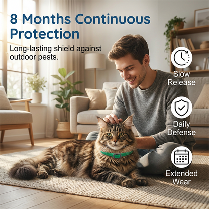 ⏰🔥LIMITED TIME 49% OFF!🔥50K+ SOLD! Natural Essential Oil Pet Pest Repellent Collar