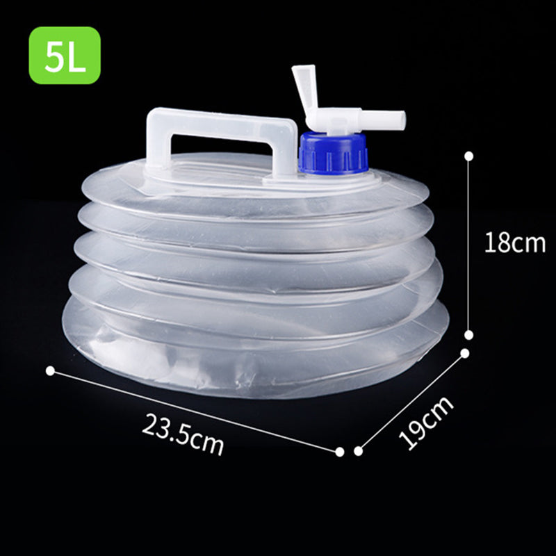 📢📢49% OFF!! ⏰ 💧 Collapsible Water Container with Spigot – Portable Folding Water Jug for Camping, Picnic, Outdoor & Emergency Use ✨