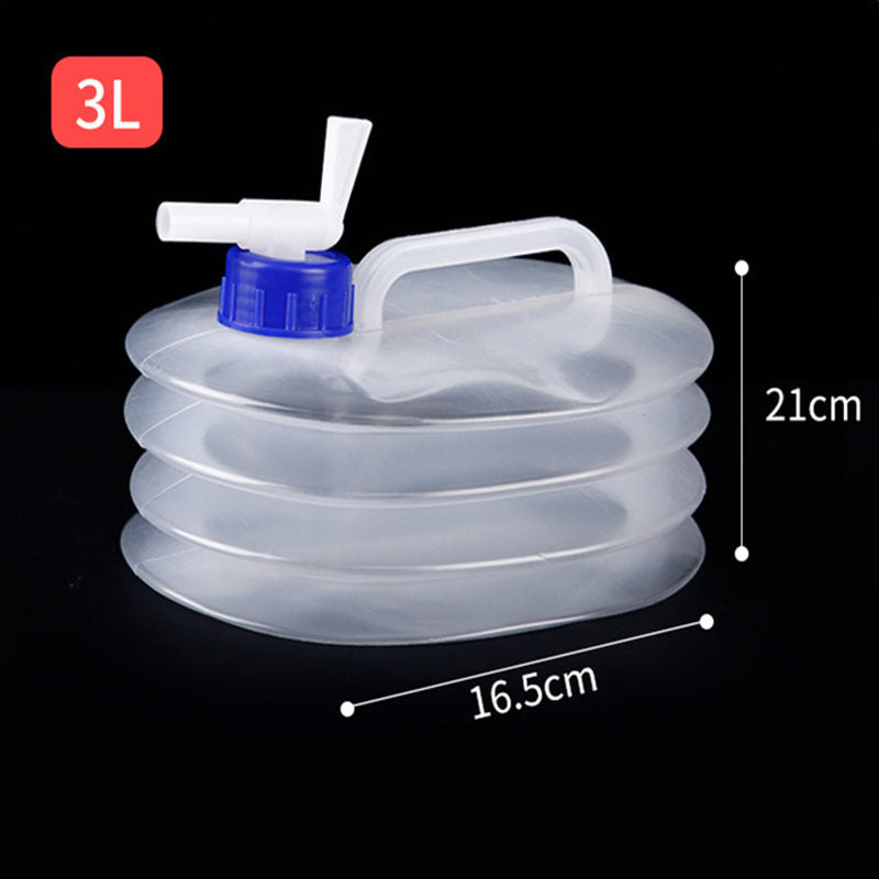 📢📢49% OFF!! ⏰ 💧 Collapsible Water Container with Spigot – Portable Folding Water Jug for Camping, Picnic, Outdoor & Emergency Use ✨