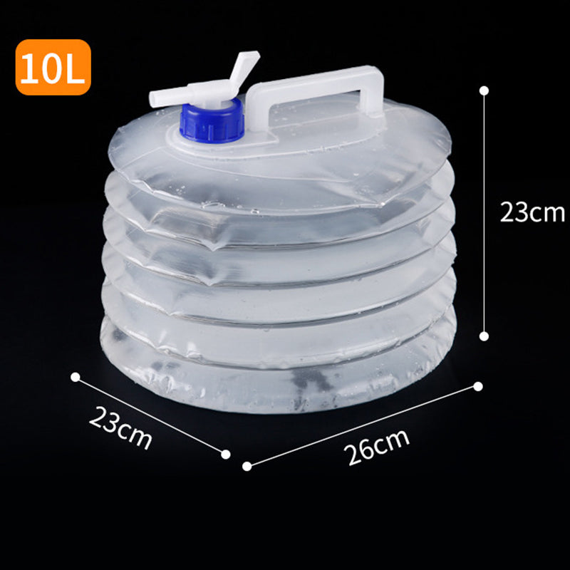 📢📢49% OFF!! ⏰ 💧 Collapsible Water Container with Spigot – Portable Folding Water Jug for Camping, Picnic, Outdoor & Emergency Use ✨
