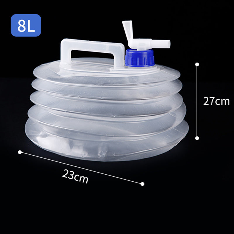 📢📢49% OFF!! ⏰ 💧 Collapsible Water Container with Spigot – Portable Folding Water Jug for Camping, Picnic, Outdoor & Emergency Use ✨