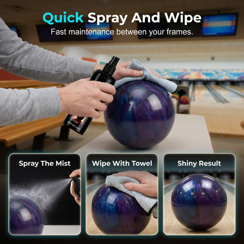 📢📢49% OFF !! ⏰Quick Drying Bowling Ball Spray