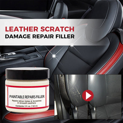 🥳2026 HOT SALE🥳💞50K+ SOLD!🪑🛠️ 49% OFF! Leather Scratch Repair Filler – Fills deep cracks & damage, restores smooth surface. No need to replace – just fill & forget! 💺✨