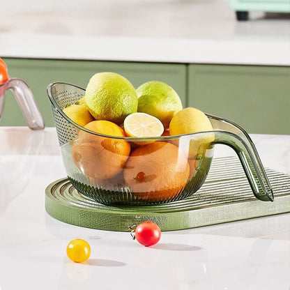 🍚 LIMITED-TIME 49% OFF! ✨Multipurpose Rice Washing Bowl Strainer with Handle