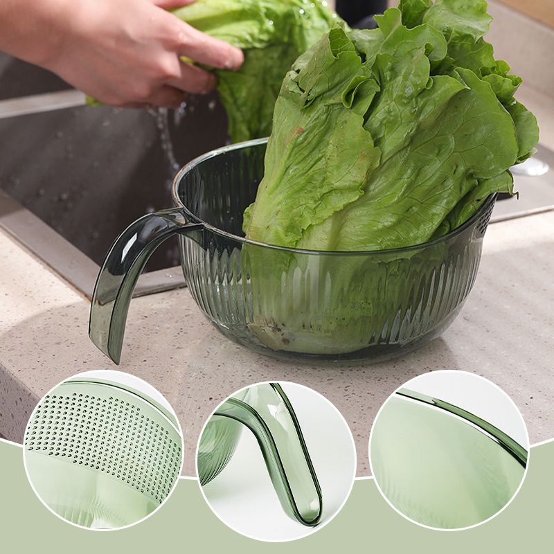 🍚 LIMITED-TIME 49% OFF! ✨Multipurpose Rice Washing Bowl Strainer with Handle