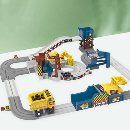 🚂 LIMITED-TIME 49% OFF! ✨ Interactive Electric Quarry Adventure Train & Track Set – Motorized Engine, Modular Tracks, Action Stations 🏗️