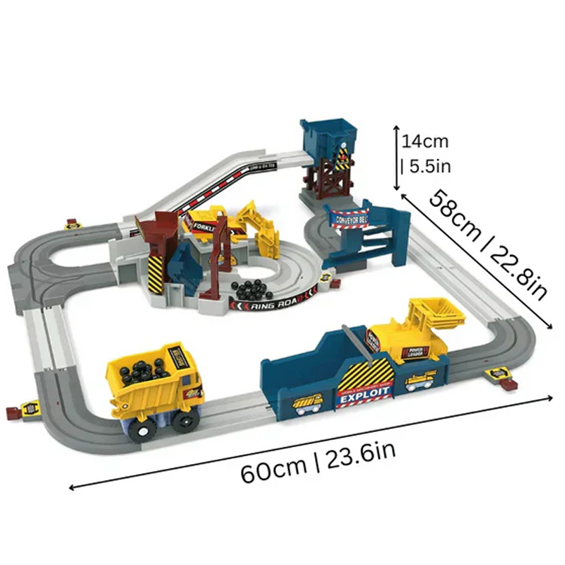 🚂 LIMITED-TIME 49% OFF! ✨ Interactive Electric Quarry Adventure Train & Track Set – Motorized Engine, Modular Tracks, Action Stations 🏗️