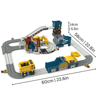 🚂 LIMITED-TIME 49% OFF! ✨ Interactive Electric Quarry Adventure Train & Track Set – Motorized Engine, Modular Tracks, Action Stations 🏗️