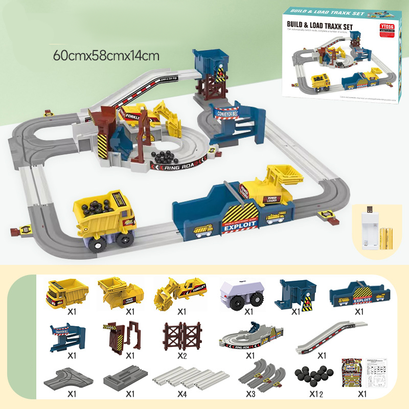 🚂 LIMITED-TIME 49% OFF! ✨ Interactive Electric Quarry Adventure Train & Track Set – Motorized Engine, Modular Tracks, Action Stations 🏗️