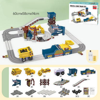 🚂 LIMITED-TIME 49% OFF! ✨ Interactive Electric Quarry Adventure Train & Track Set – Motorized Engine, Modular Tracks, Action Stations 🏗️