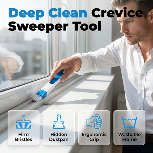 🔥LAST DAY 49% OFF🧼2-in-1 Window Groove Cleaning Brush