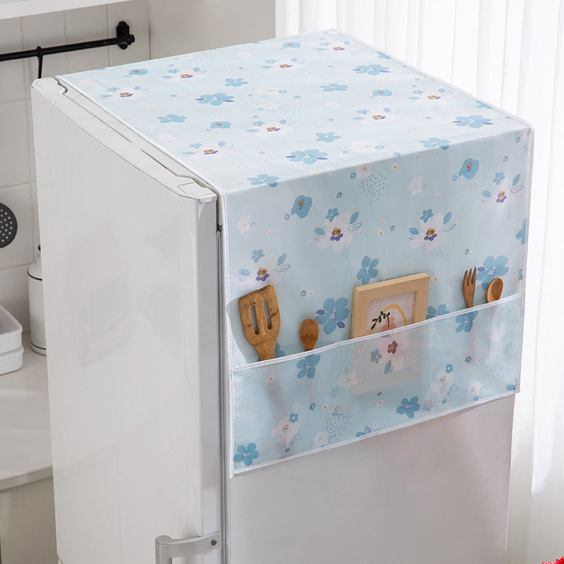 🧊🛡️ Fridge cover – UV protection, storage pockets, durable & easy to clean!