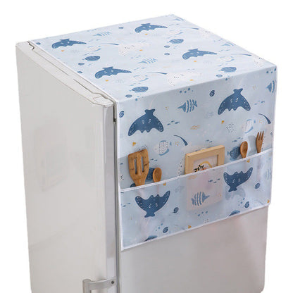 🧊🛡️ Fridge cover – UV protection, storage pockets, durable & easy to clean!