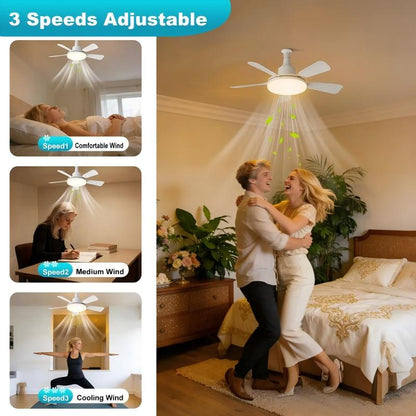 🏆LSAT DAY 49% OFF🌬️Socket Fan Light With Remote💨