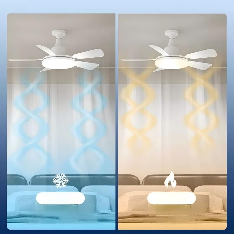 🏆LSAT DAY 49% OFF🌬️Socket Fan Light With Remote💨