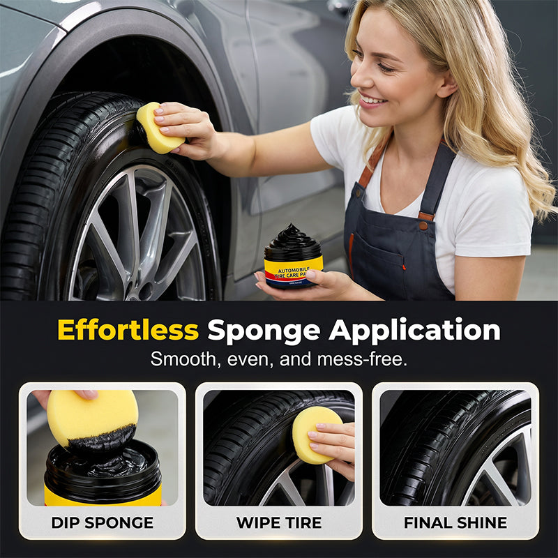 🏆LAST DAY 49% OFF🚗Car Tire Restorer and Shine Paste
