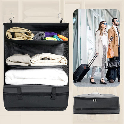 🧳✈️🌍 LIMITED-TIME 58% OFF! Portable Foldable Triple Mesh Organizer Hanging Bag – Lightweight, See-Through Mesh, 3 Tiers – Perfect for Toiletries, Cosmetics, and Travel Essentials – Hang Anywhere 🏨🚿