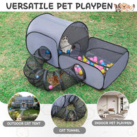 🎪🐱Large Cat Tunnel for Play and Lounging