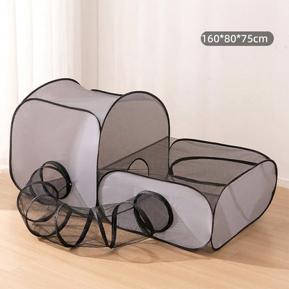 🎪🐱Large Cat Tunnel for Play and Lounging