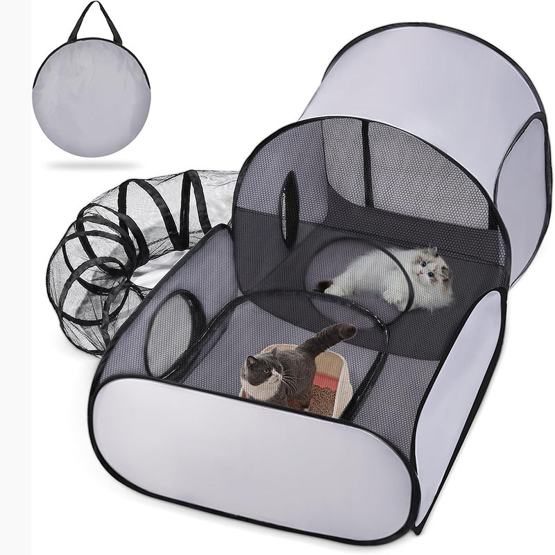 🎪🐱Large Cat Tunnel for Play and Lounging