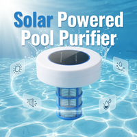 🏆2026 New Version Solar Powered Pool Purifier | Solar-powered copper-silver ion sanitizer, cuts chlorine by up to 85%, inhibits algae & bacteria, gentle on skin/eyes, just float in pool for crystal clean water🏖️